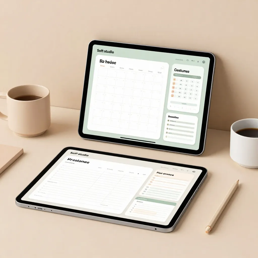 Minimalist daily planner