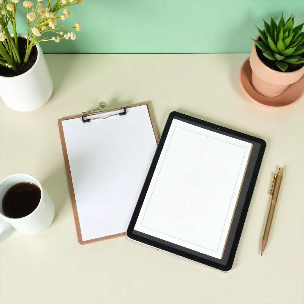 Digital planner template preview